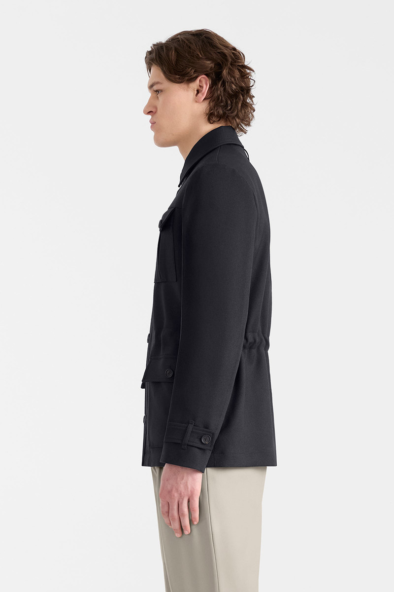 JUDSON Wool Gabardine Safari Jacket 4