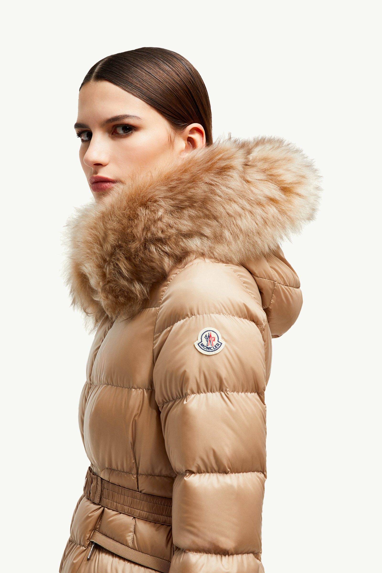 Boed Hooded Shearling-Trimmed Short Down Jacket - 4