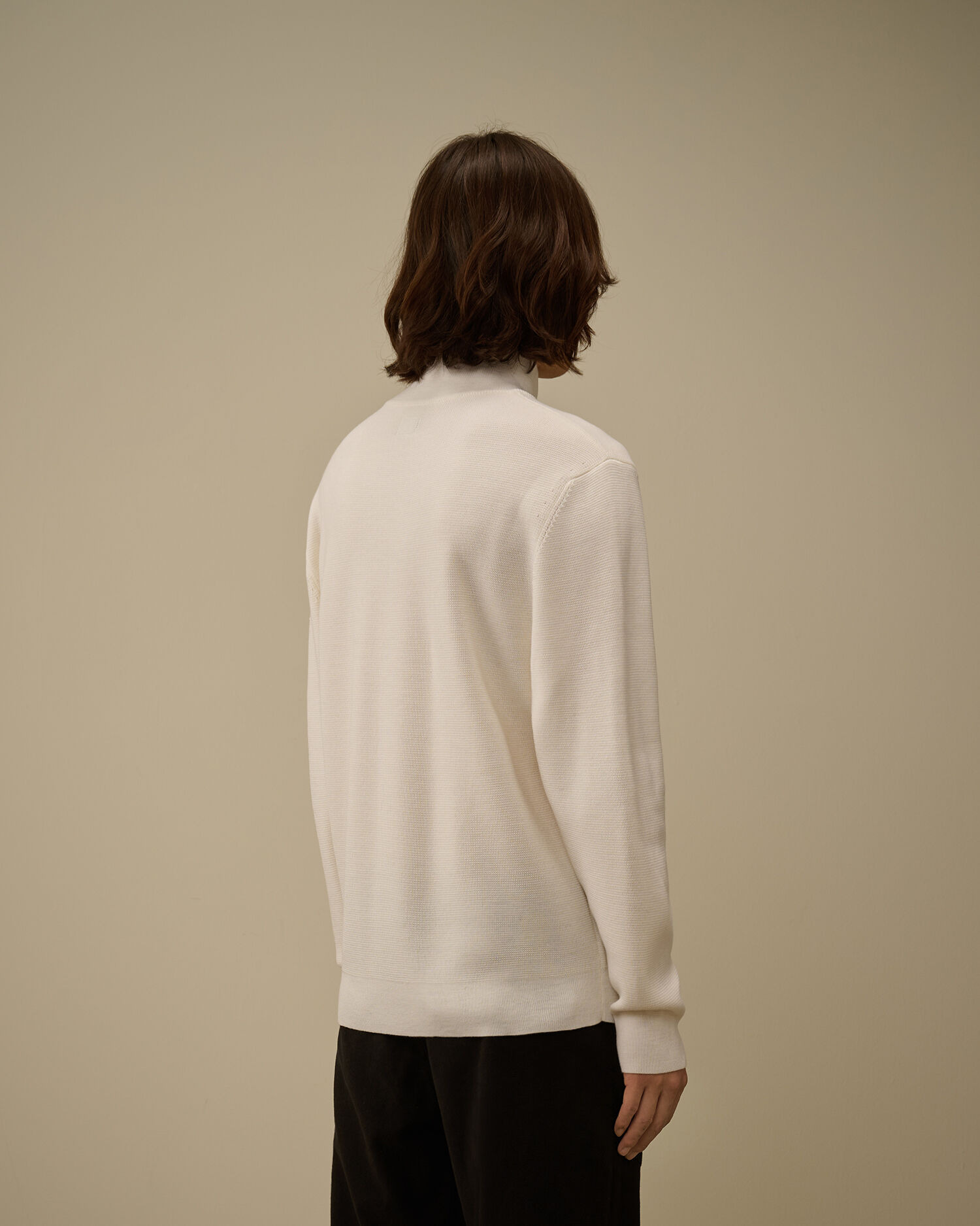 Re-Wool Half Zip Lens Sweater - 4