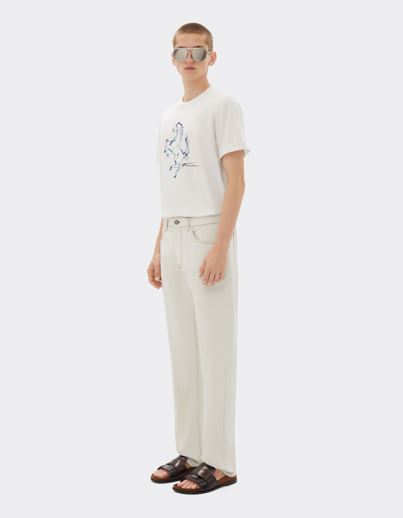T-shirt with Prancing Horse graphic 3