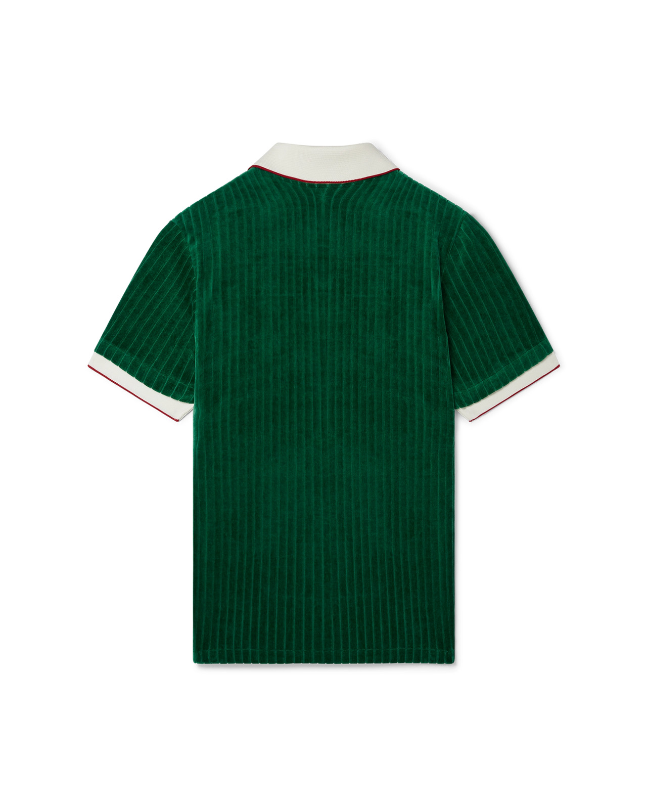 Rib Velour Polo Shirt | Casablanca Paris - 2