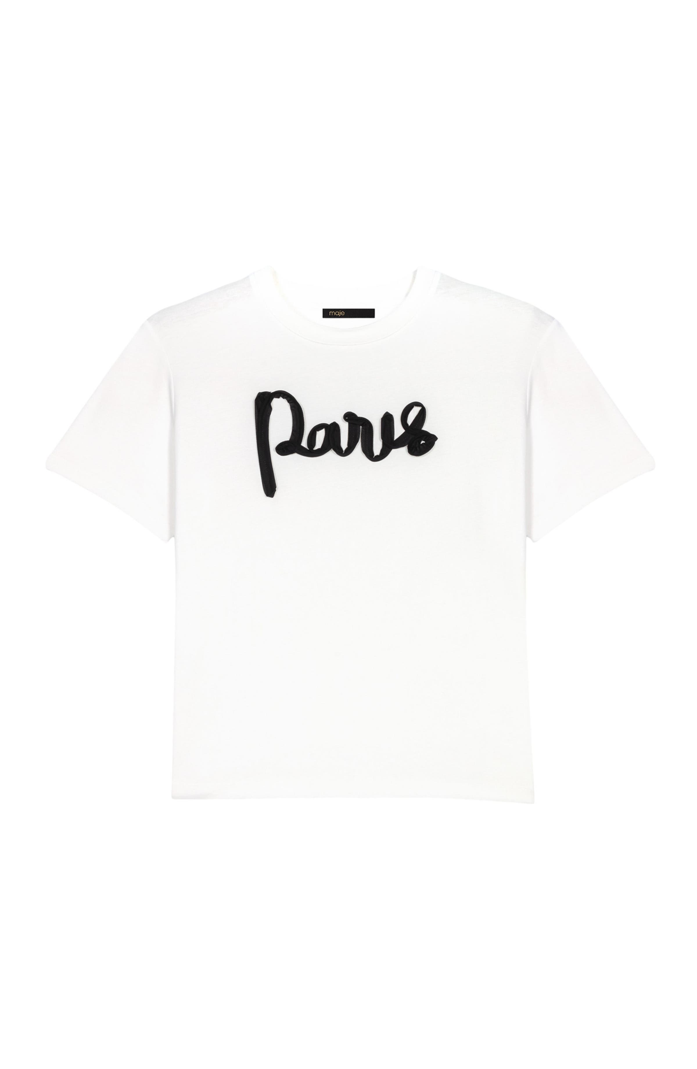 maje Cotton T-shirt in White at Nordstrom - 6