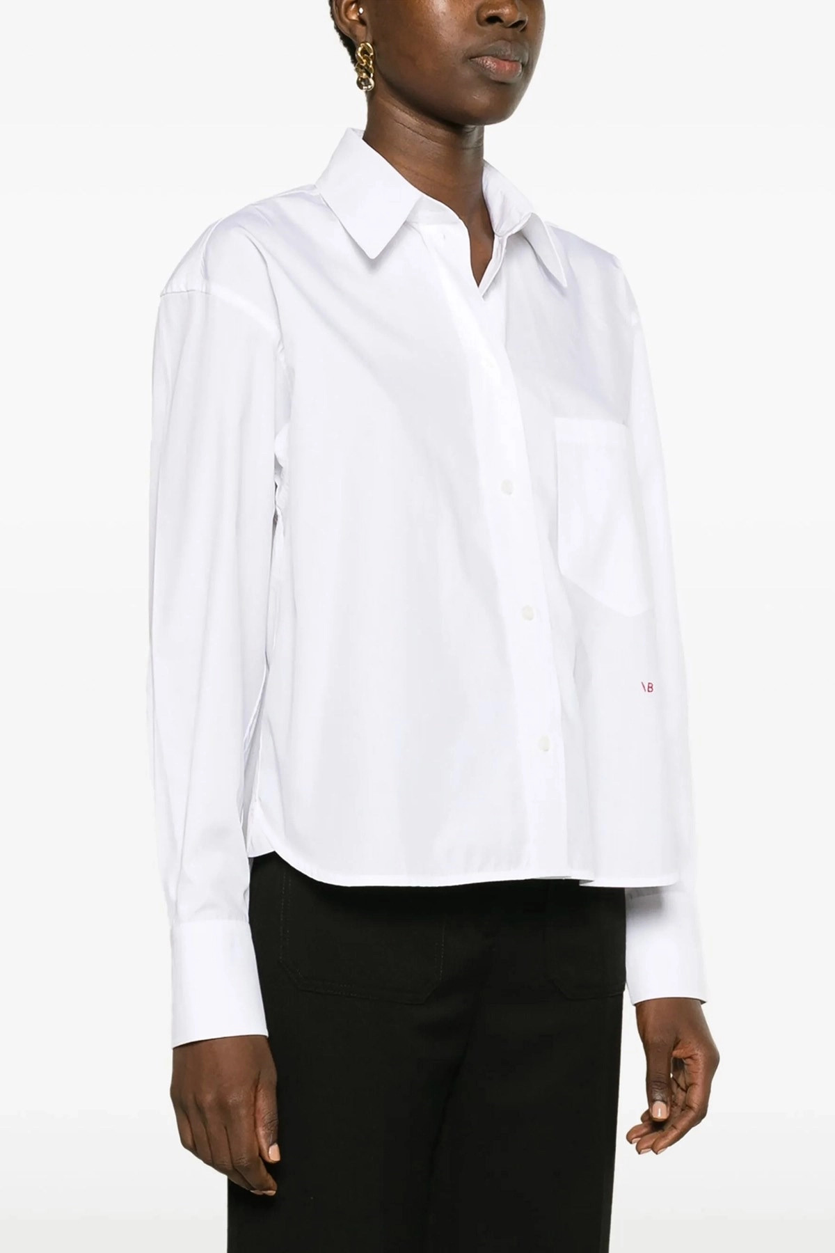 'cropped' shirt - 2