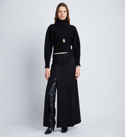 Proenza Schouler Wool Felt Slit Skirt outlook