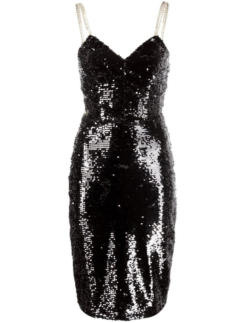 sequin embellished midi dress 1