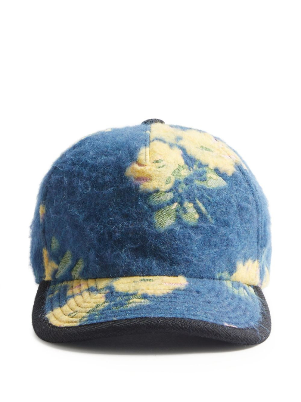 floral-jacquard baseball cap - 2