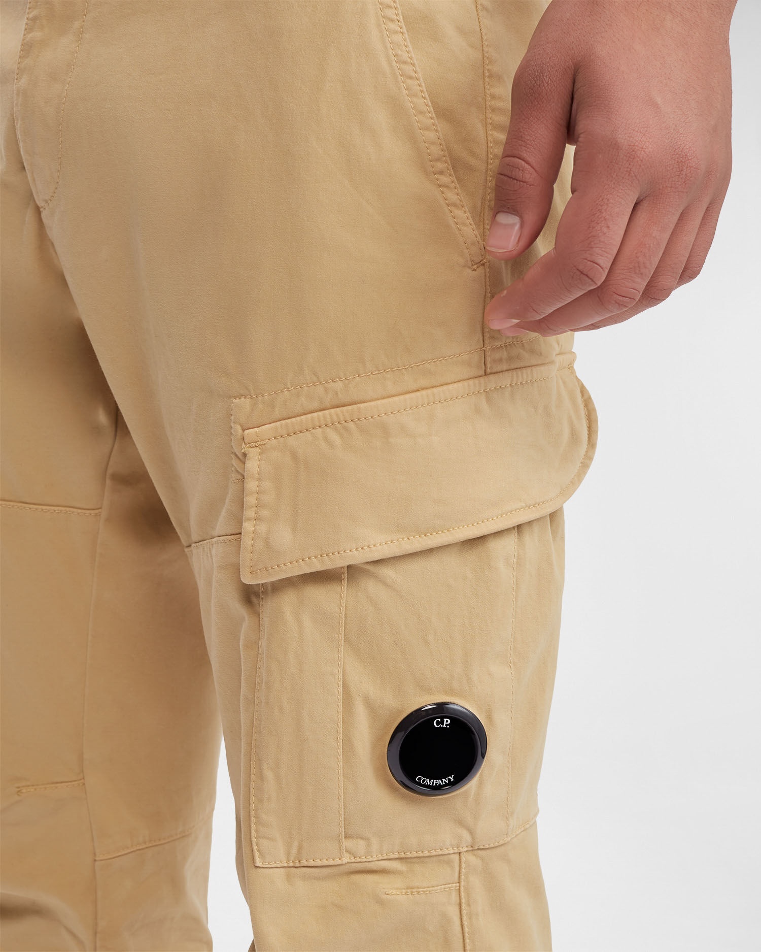 Stretch Sateen Cargo Pants Ergonomic Fit - 4
