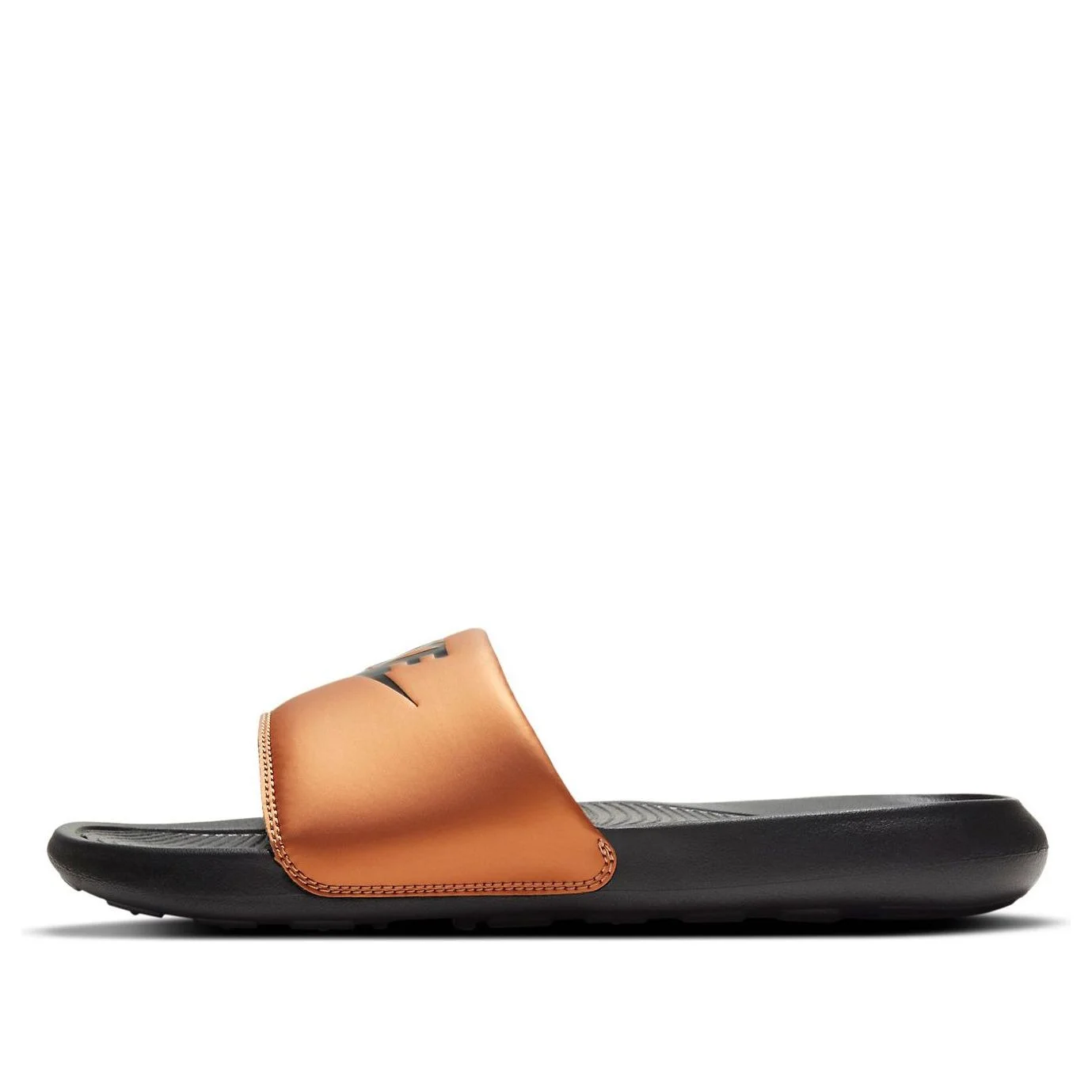 (WMNS) Nike Victori One Slide 'Black Metallic Copper' CN9677-003 - 1