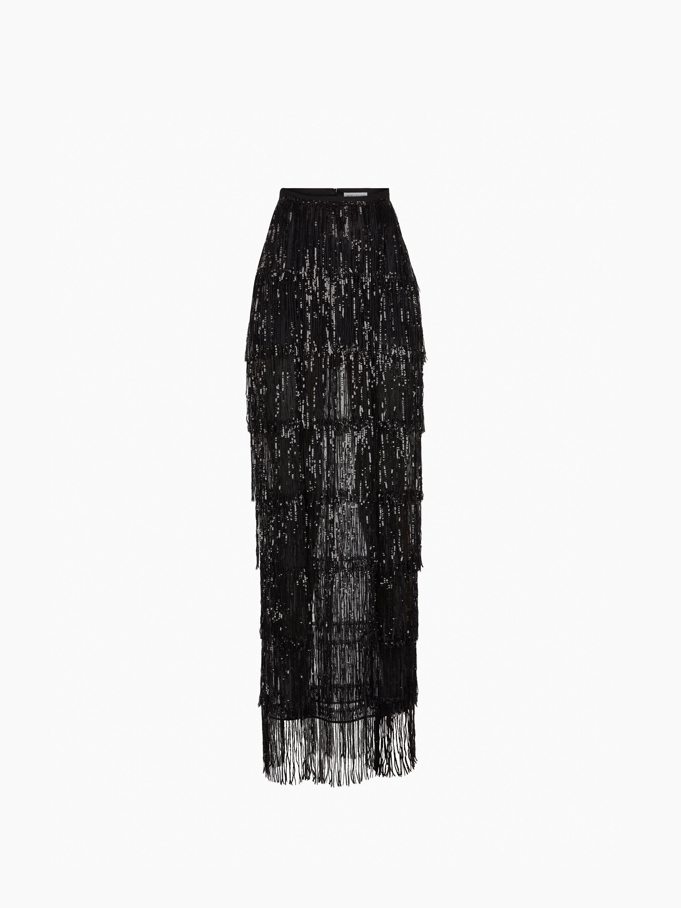 Sequined Tulle Skirt - 1