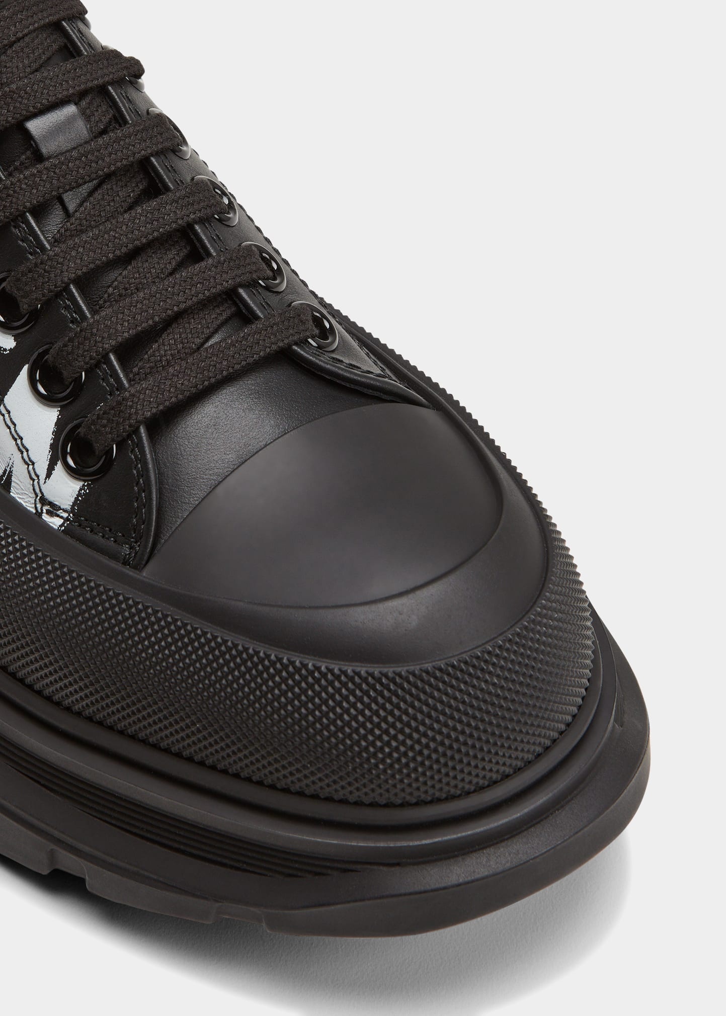 Men's Tread Slick Leather Low-Top Sneakers - 5