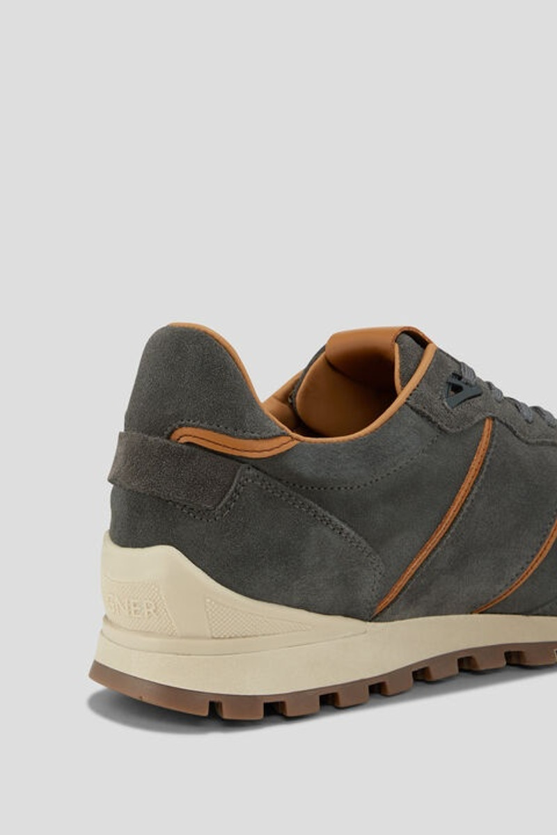 Porto Sneaker in Gray/Camel 7