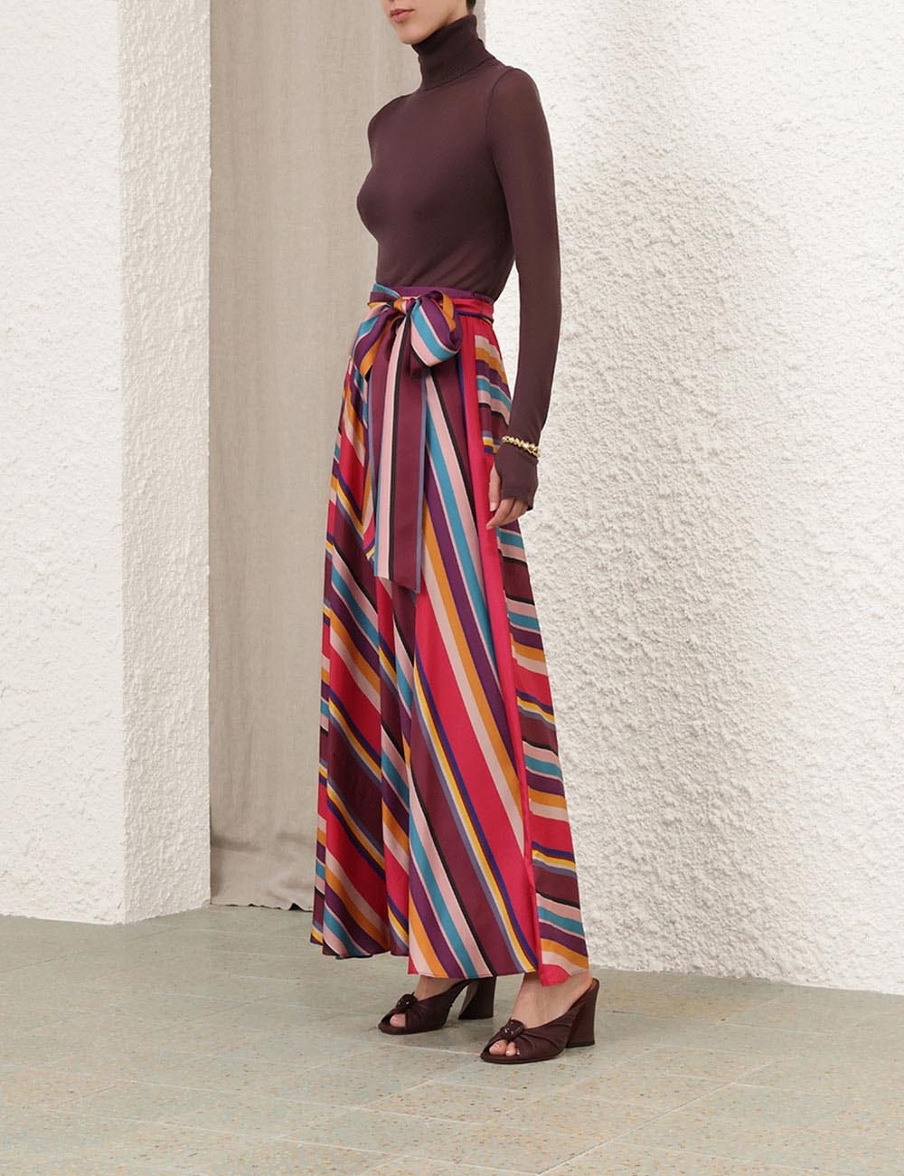 PAVILION MAXI WRAP SKIRT - 8
