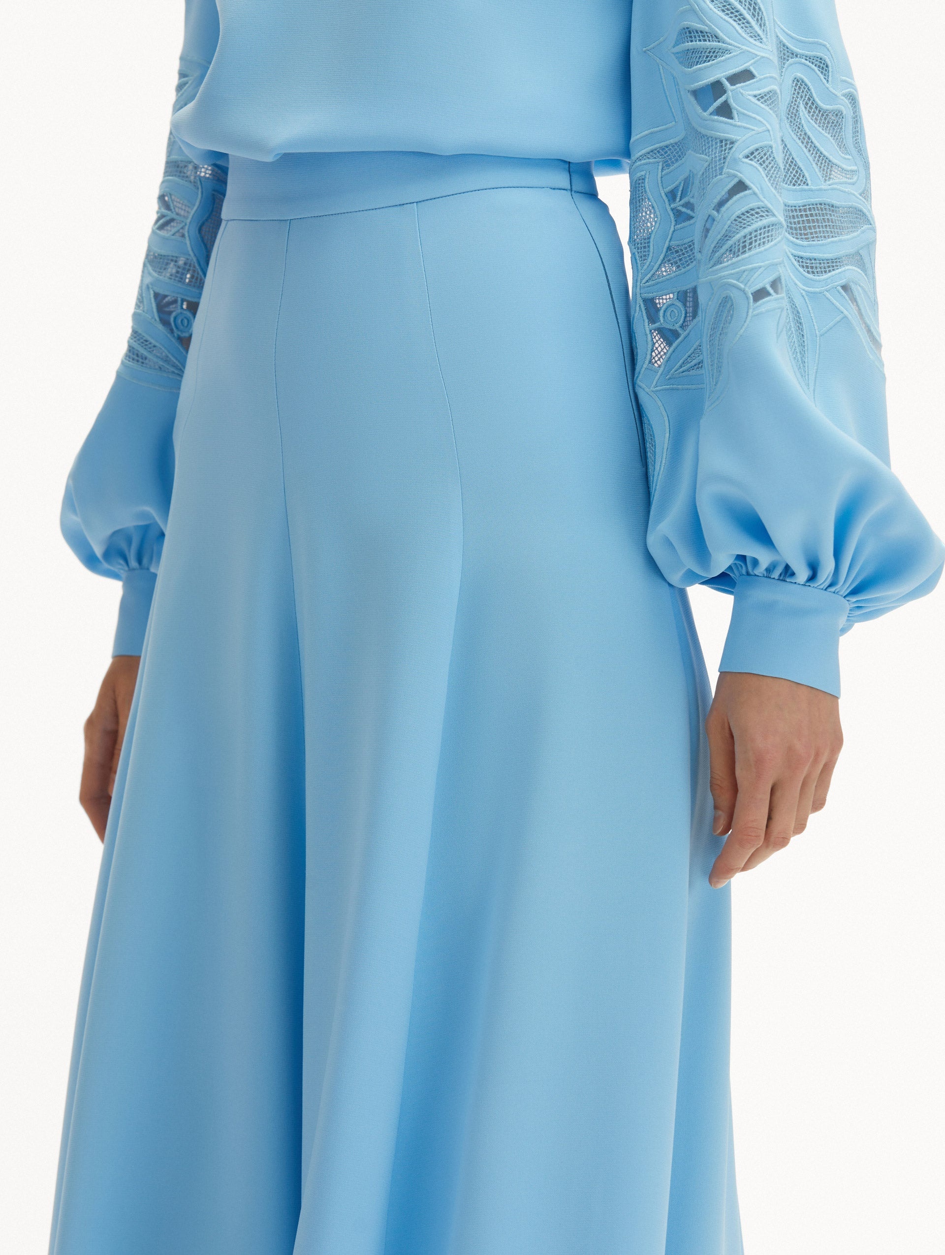 SILK GEORGETTE SKIRT - 6