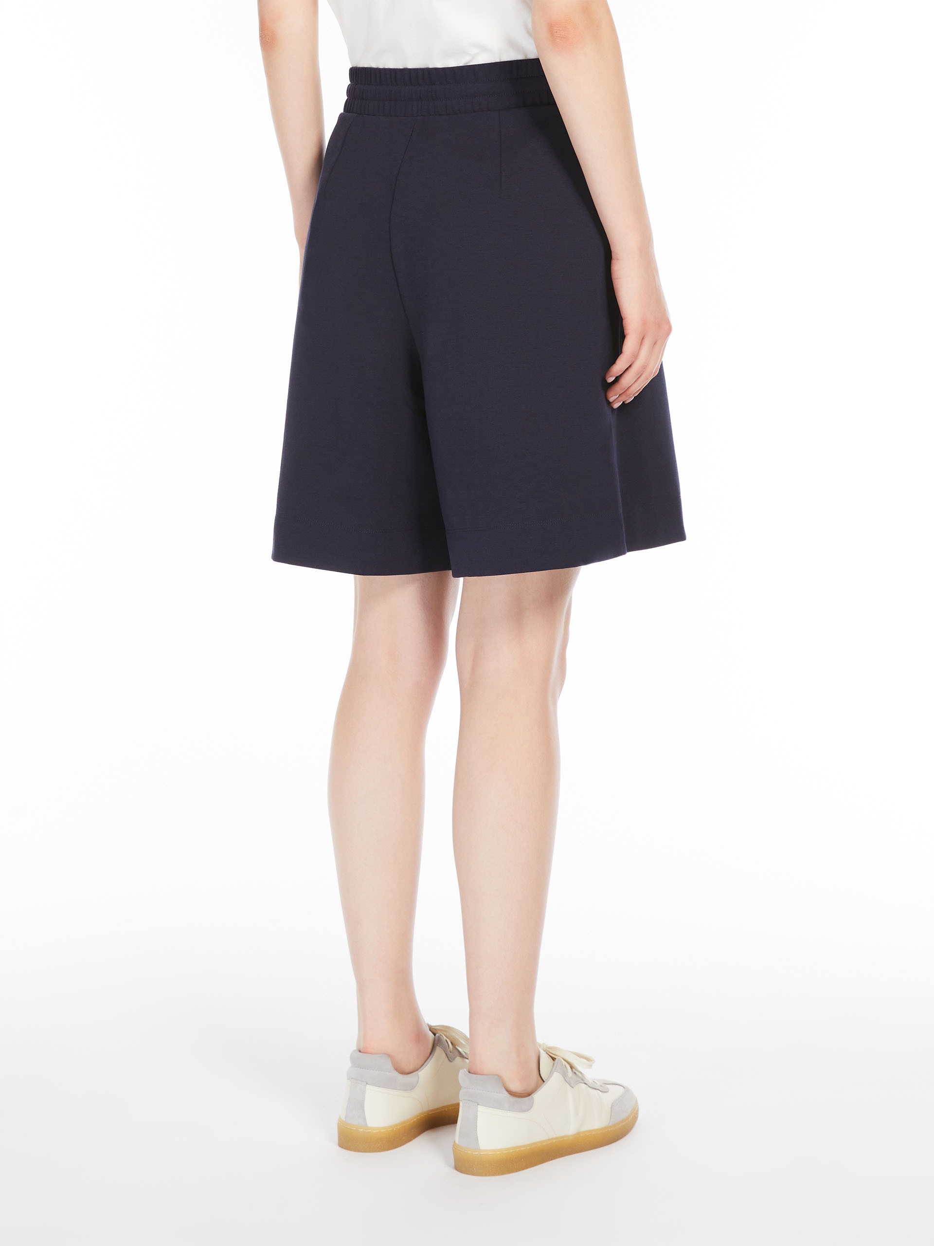 CAMMEO Milano-knit jersey Bermuda shorts - 4