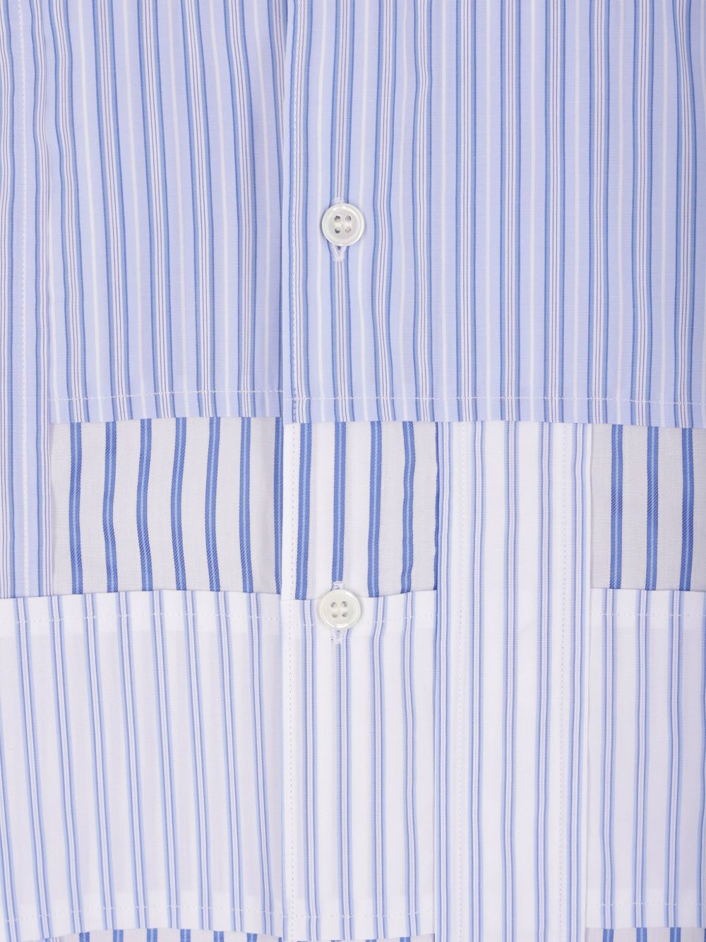 striped patchwork shirt - 4