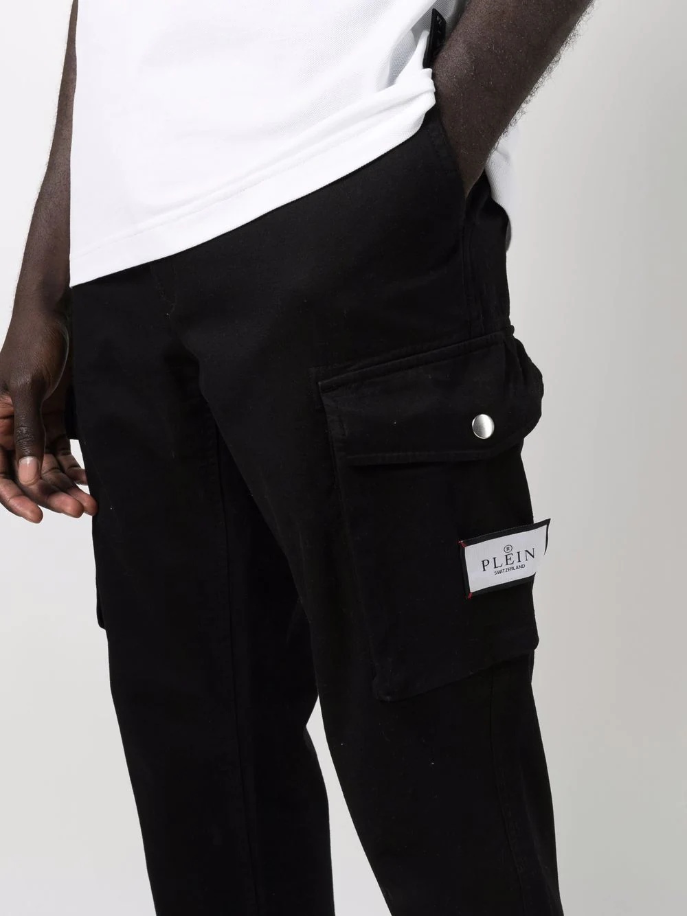 slim-fit cargo trousers - 5