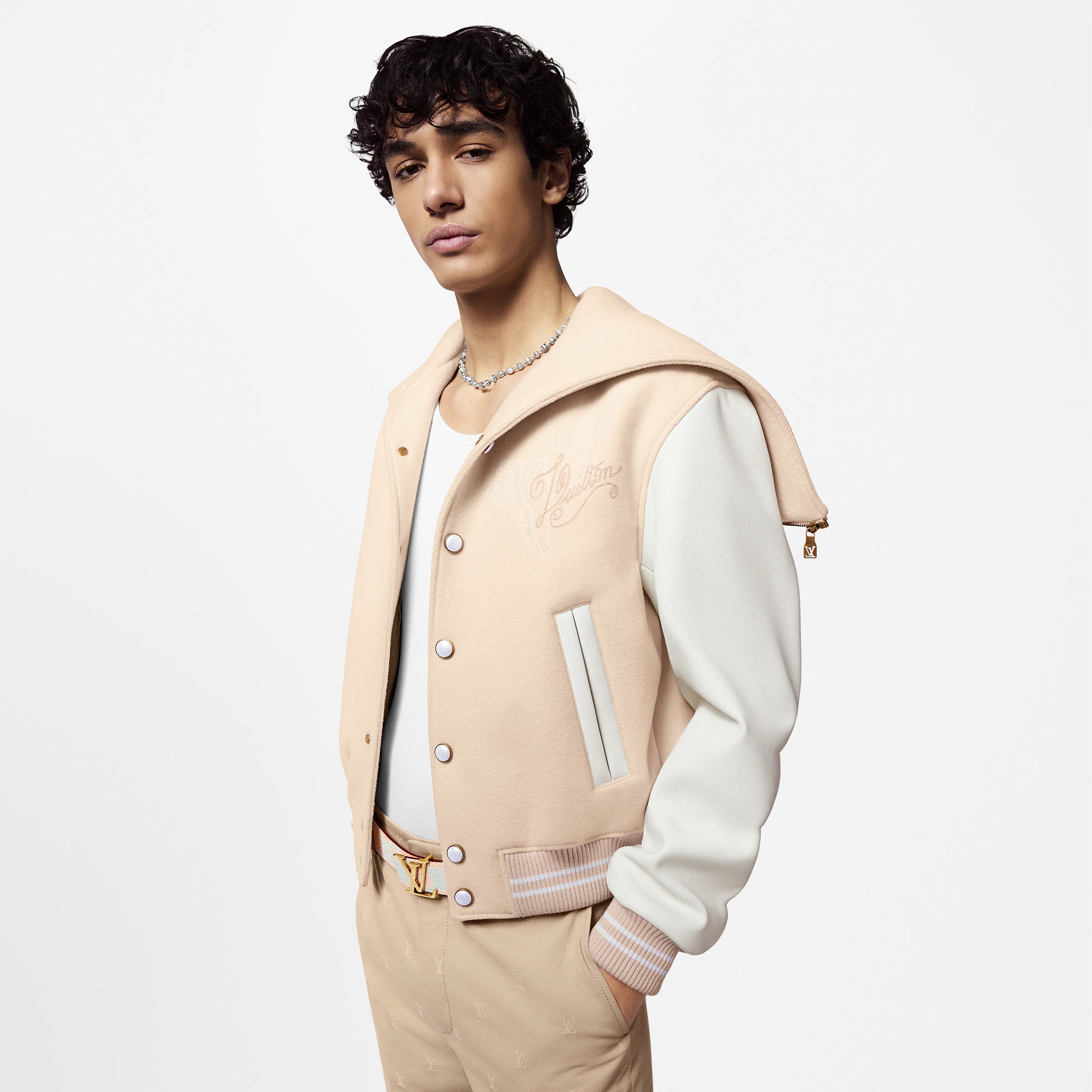 Calfskin Sailor Varsity  Jacket - 5