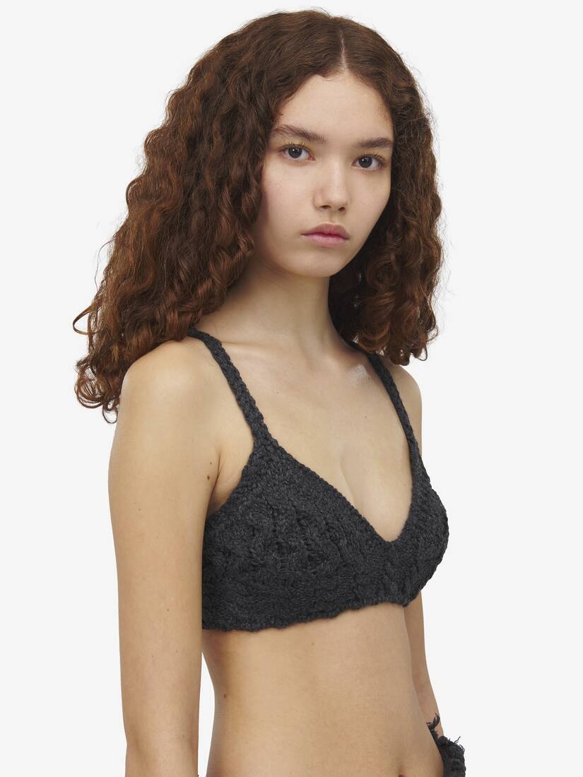 Cable Knit Bra - 6