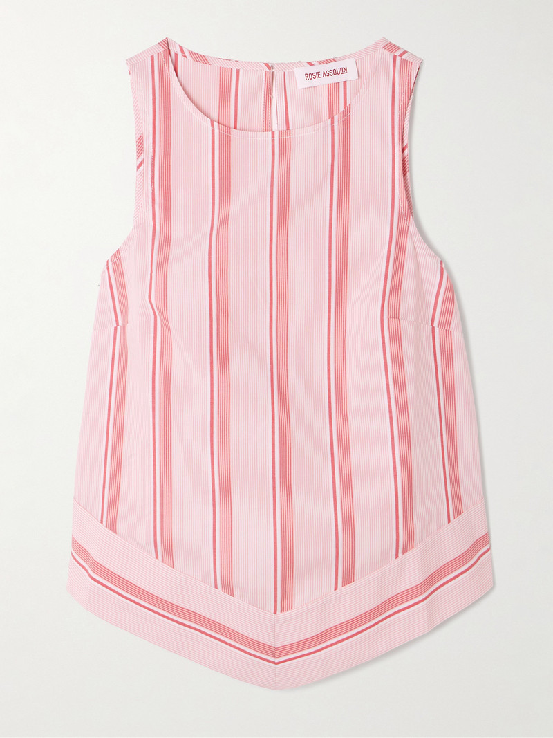 Striped Cotton-poplin Top 1