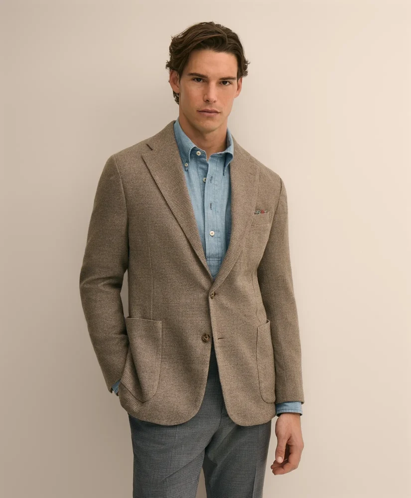 The Cloud Jacket in Wool-Cotton-Silk-Cashmere - 1