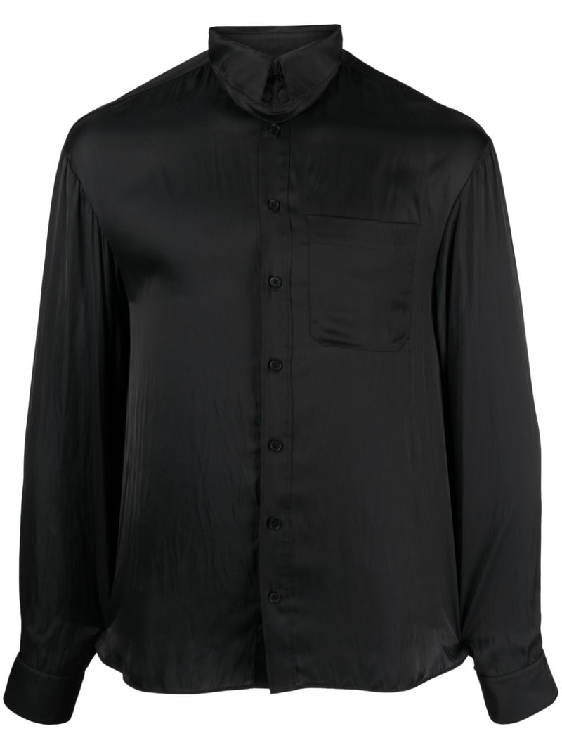 long-sleeved dropped-shoulder shirt 1