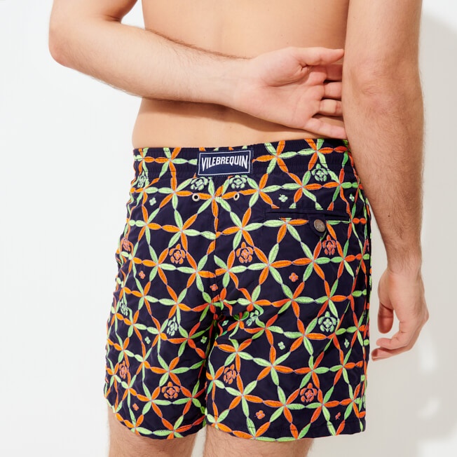 Men Swim Trunks Embroidered Indian Ceramic - Limited Edition - 5