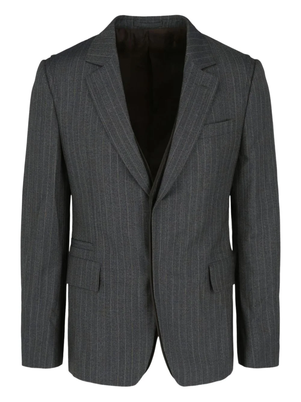 pinstripe buttoned jacket - 1