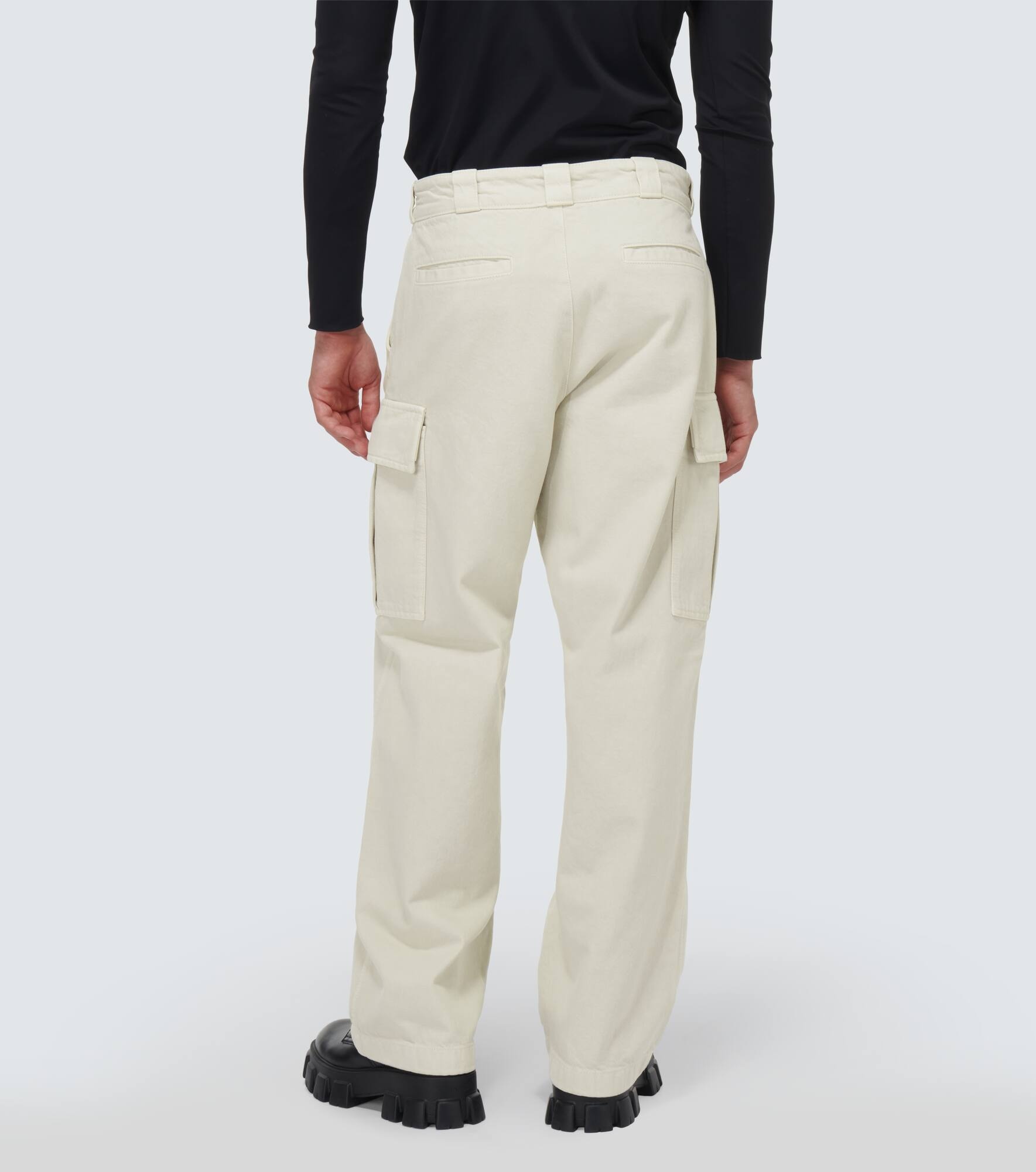 Denim cargo pants - 4