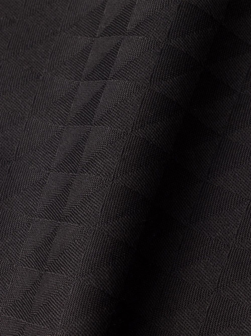 geometric-print scarf - 2