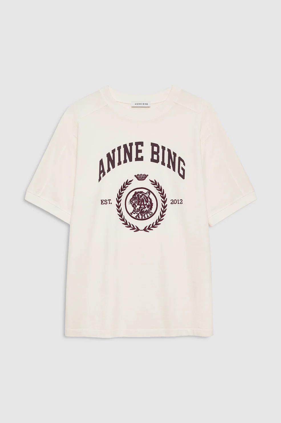 Jaylin Tee Collegiate - Cream - 1