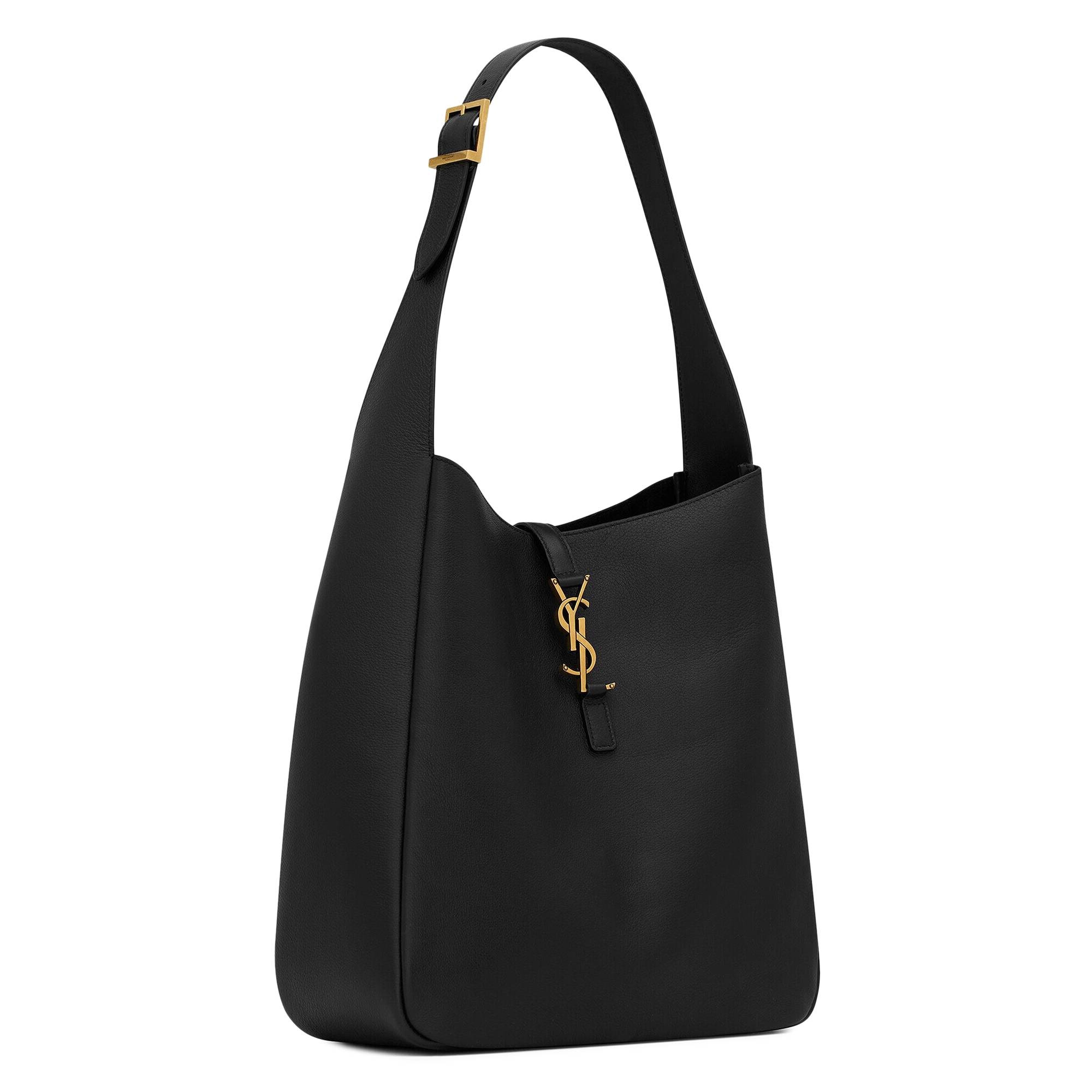 Saint Laurent Large Le 5 à 7 Leather Shoulder Bag 'Black' - 3