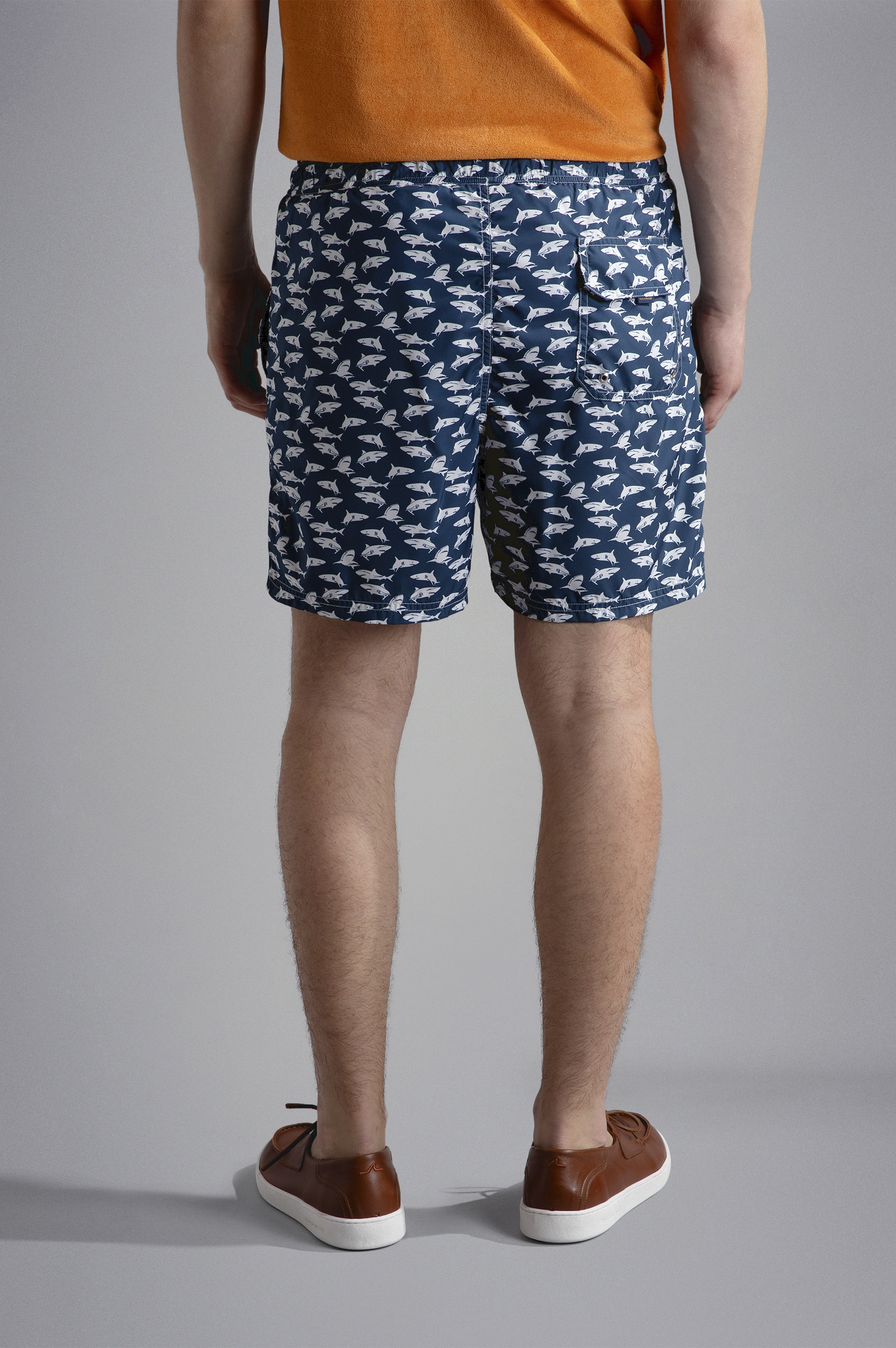 SWIM SHORTS WITH SHARK PRINT - 3