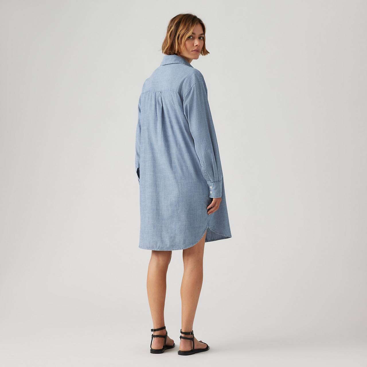 HARLIE BOYFRIEND SHIRT DRESS - 4