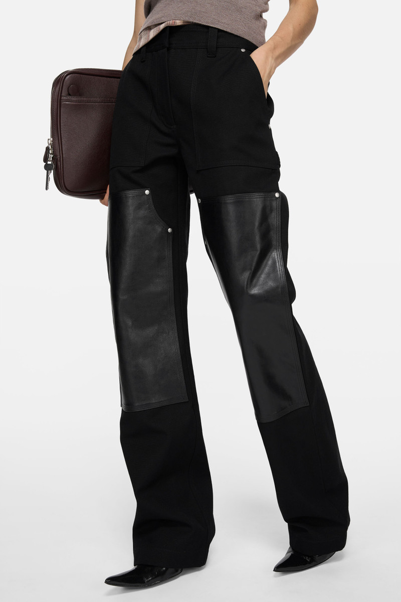 Denim trousers - regular fit - Black 4