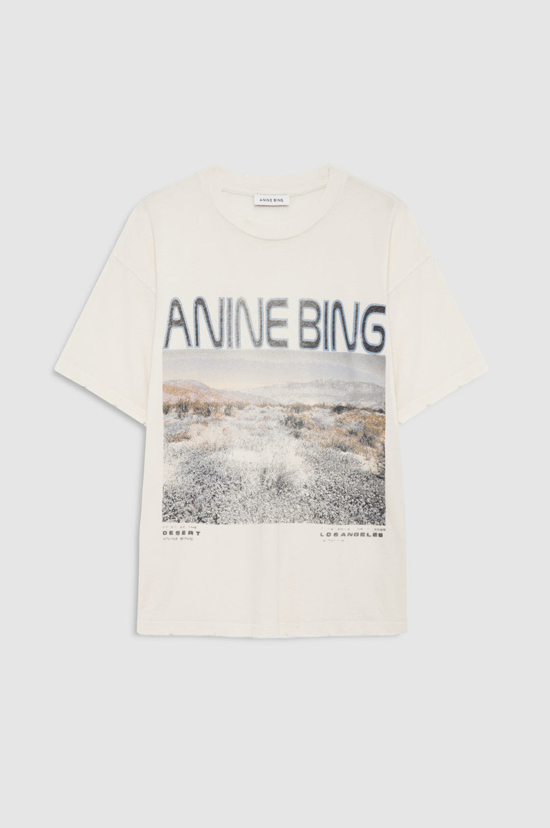 Cade Tee Wildflowers - Off White 1
