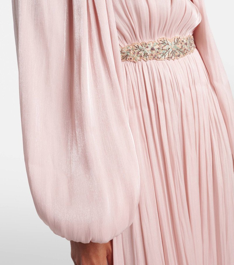 Jazmin georgette lamé gown 5