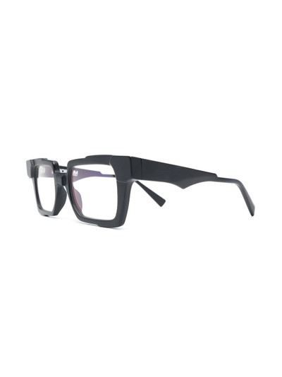 Kuboraum square-frame optical glasses outlook