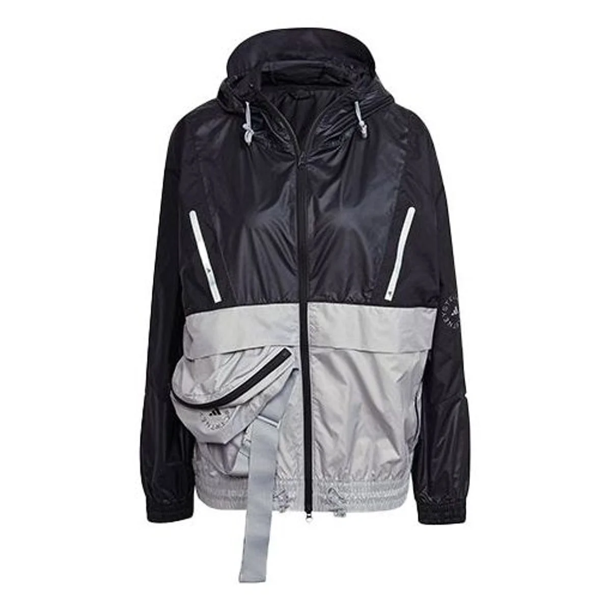 (WMNS) adidas by Stella McCartney Casual Jackets 'Black Grey' H62016 - 1