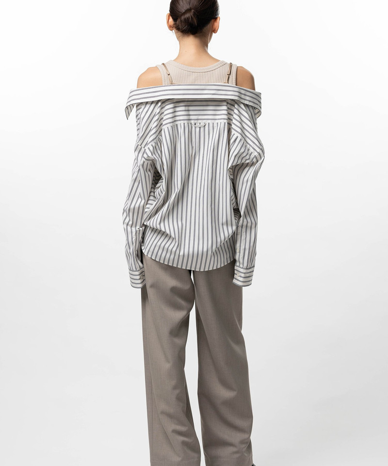 Triple Layered Stripe Shirt 5