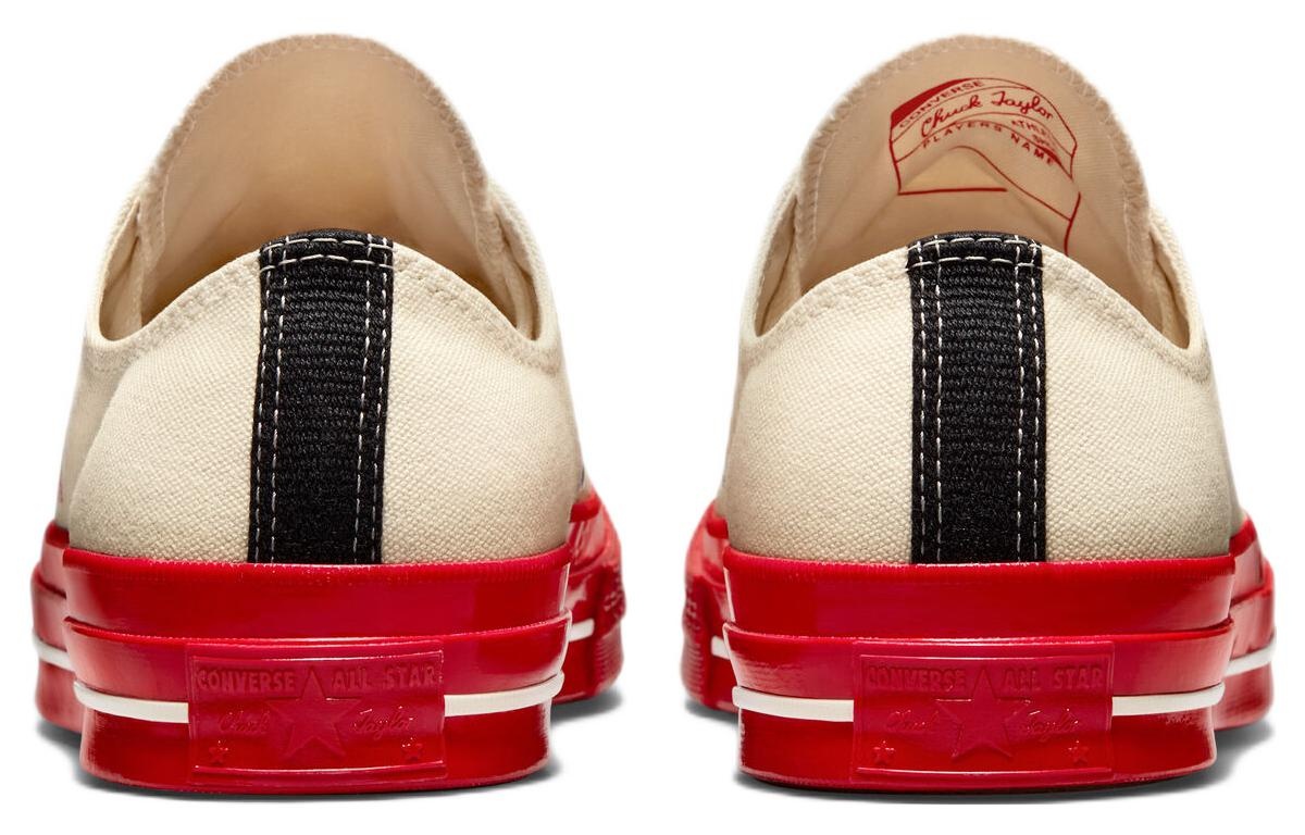 Converse x COMME des GARCONS PLAY Chuck 70 Low 'Pristine Red' A01796C - 6