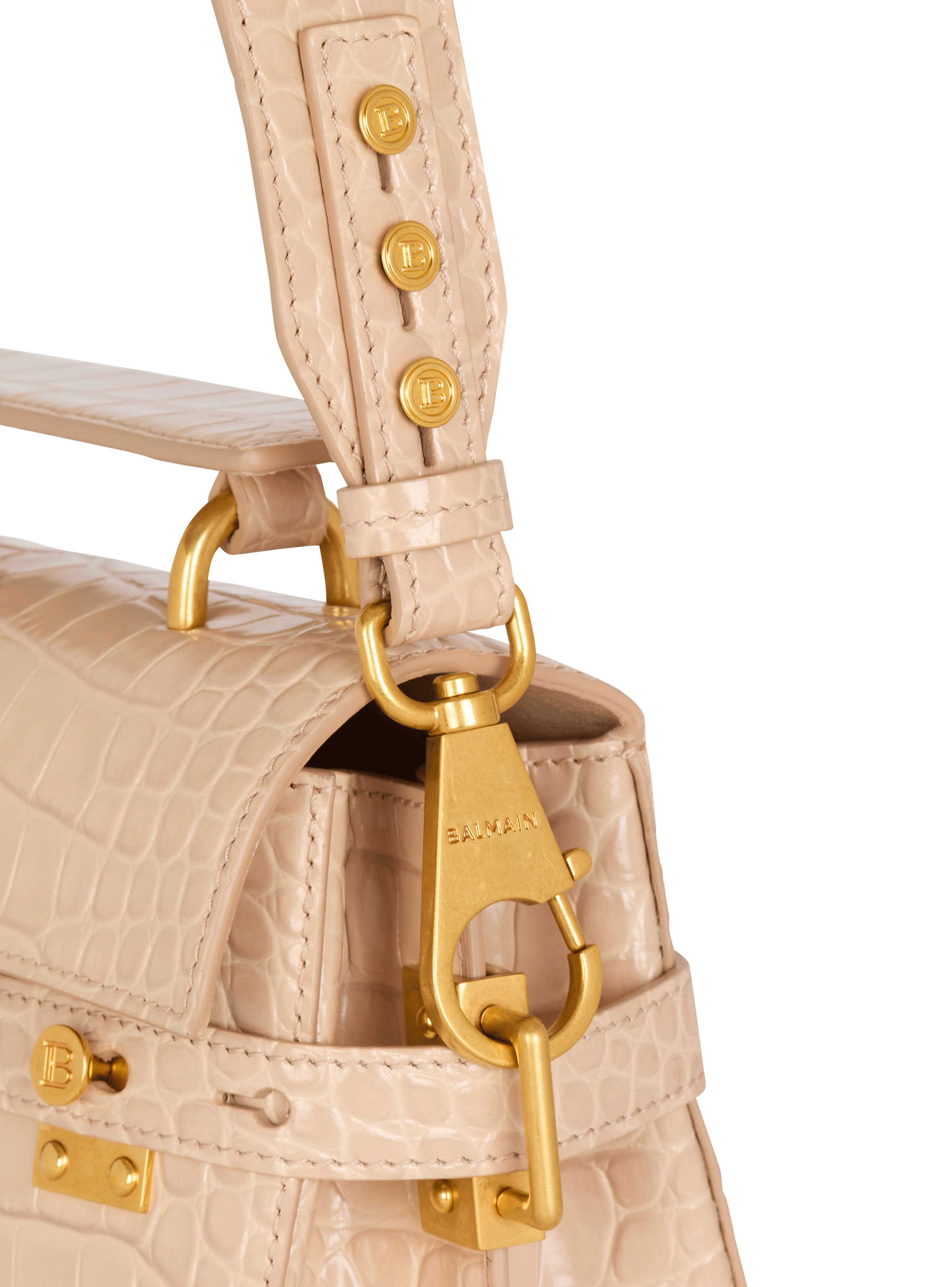 B-Buzz 23 bag in crocodile-embossed calfskin - 5