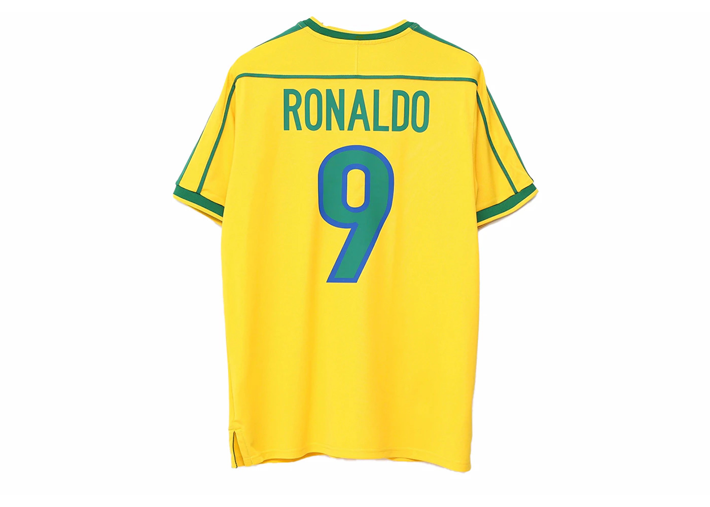 Nike Brazil 1998 Reissue Ronaldo Soccer Replica Jersey Varsity Maize - 2