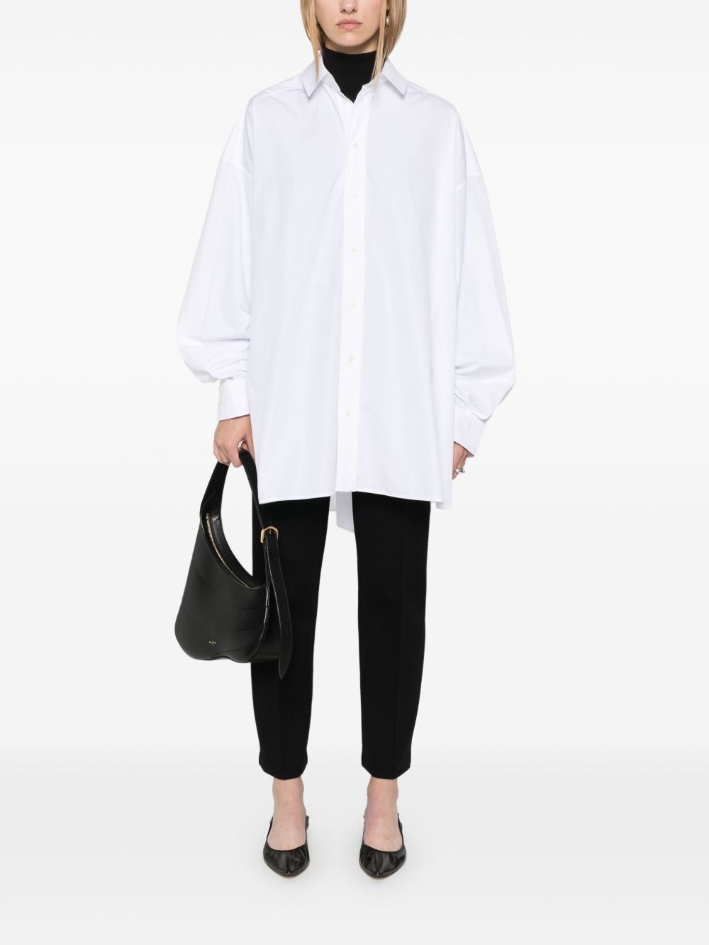 cotton shirt dress - 2