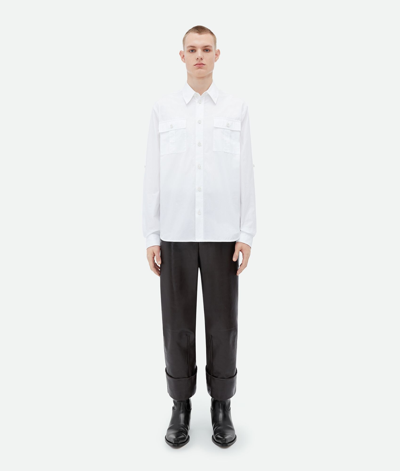Relaxed Fit Cotton Shirt - 4
