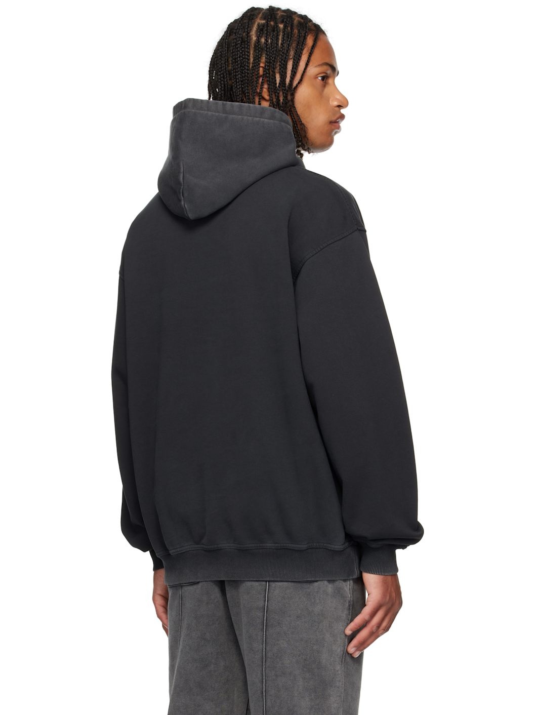 Black 'Thoroughbred' Hoodie - 3
