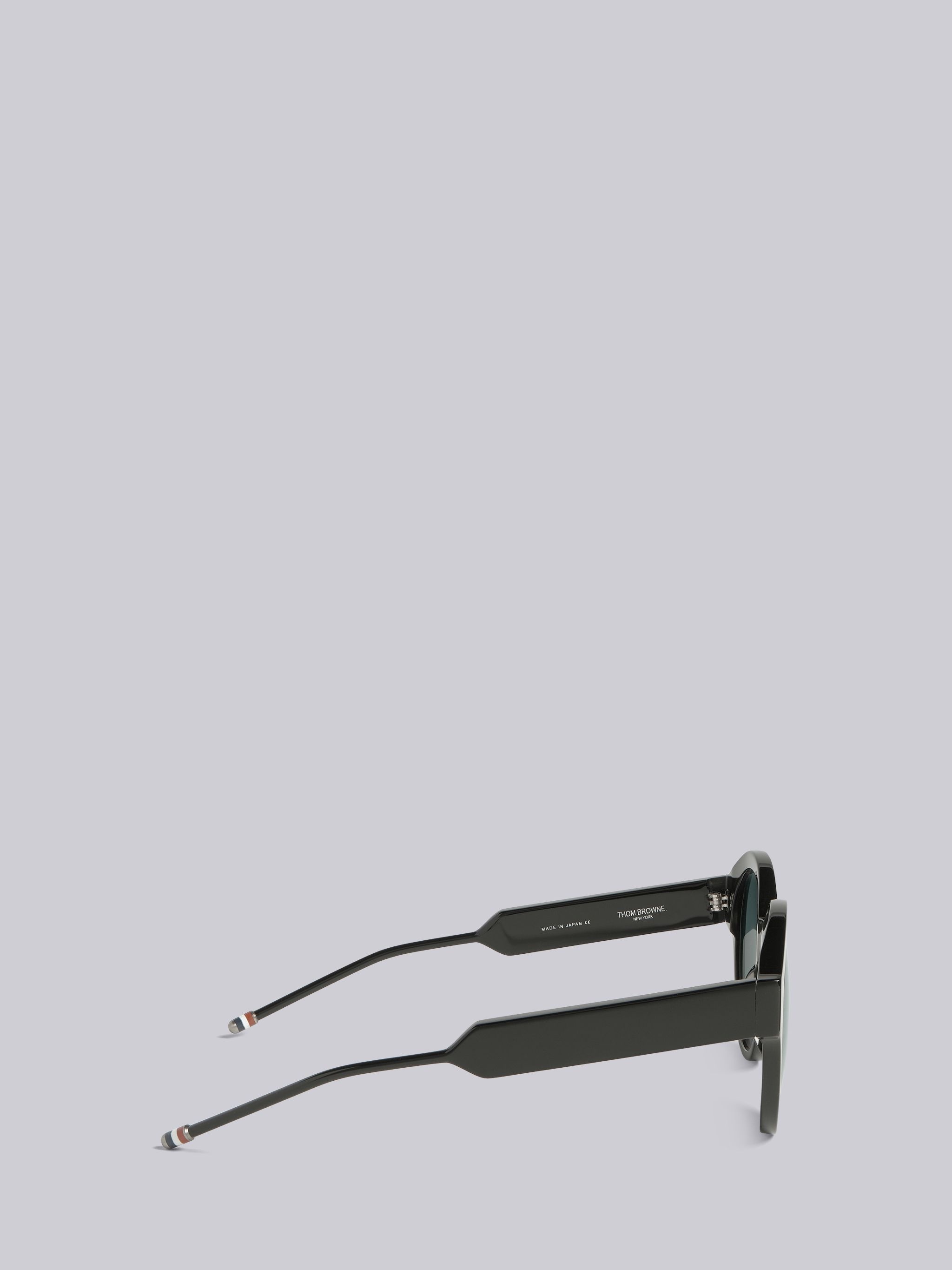 TB717 - Black And Grey Round Sunglasses - 3