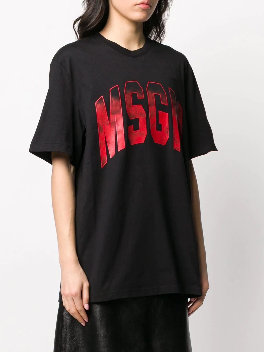 ombré-logo oversized T-shirt - 3