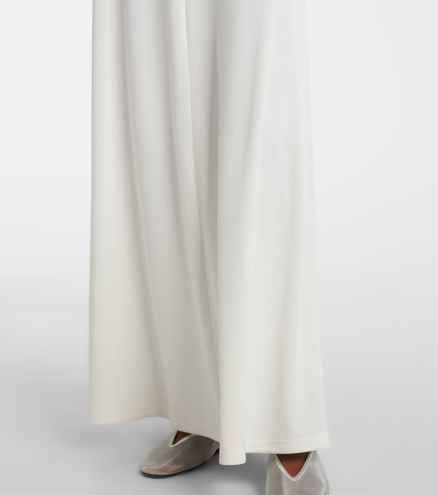 Crystal Orbit lace-trimmed maxi dress - 5