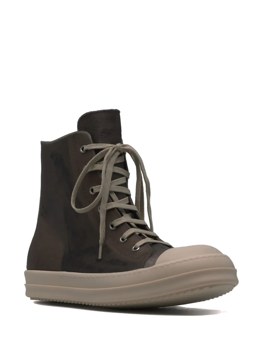 RICK OWENS - Men Transparent Leather Sneakers - 2