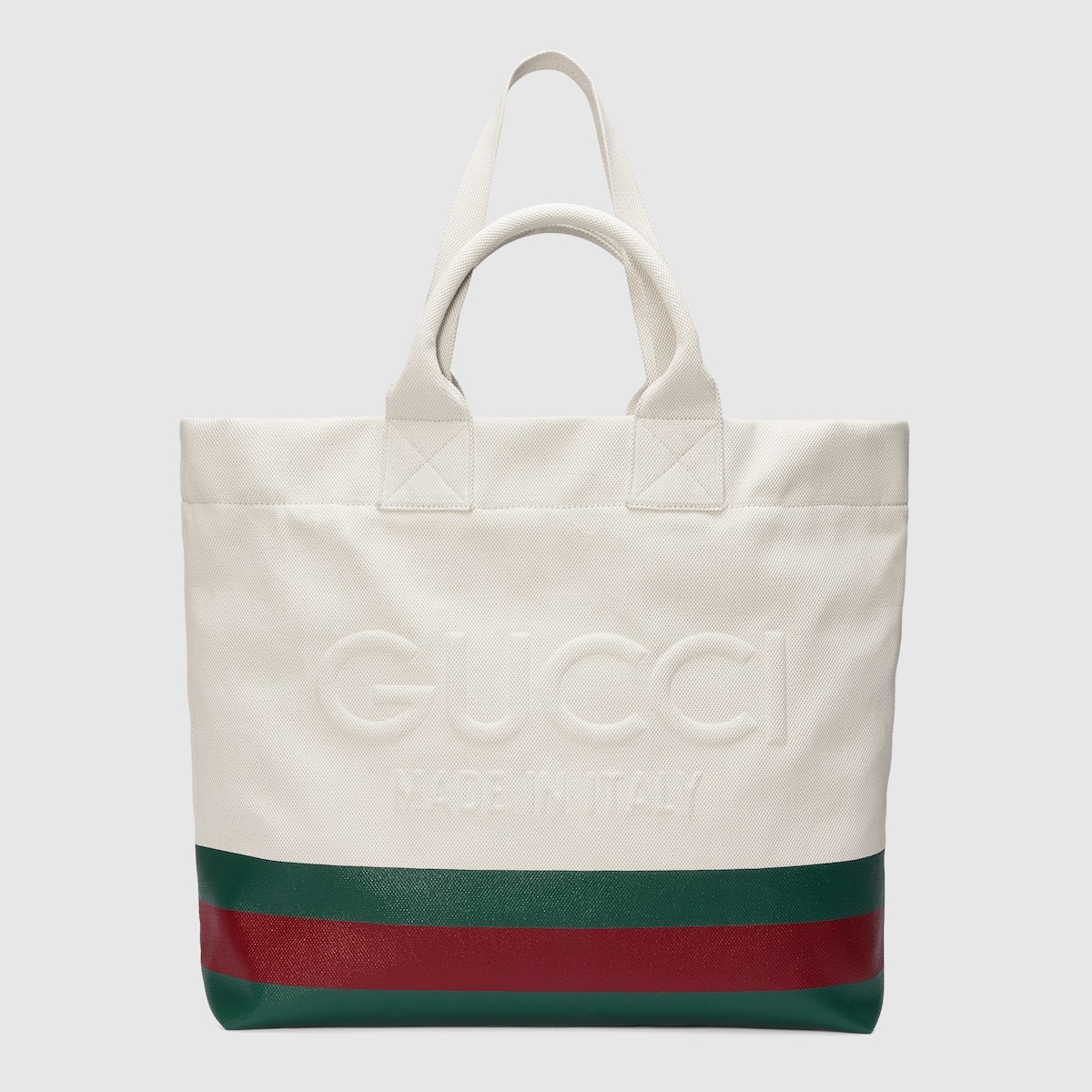 Canvas tote bag with embossed detail - 4